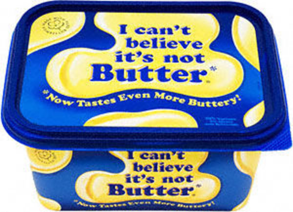 Margarine in place of butter